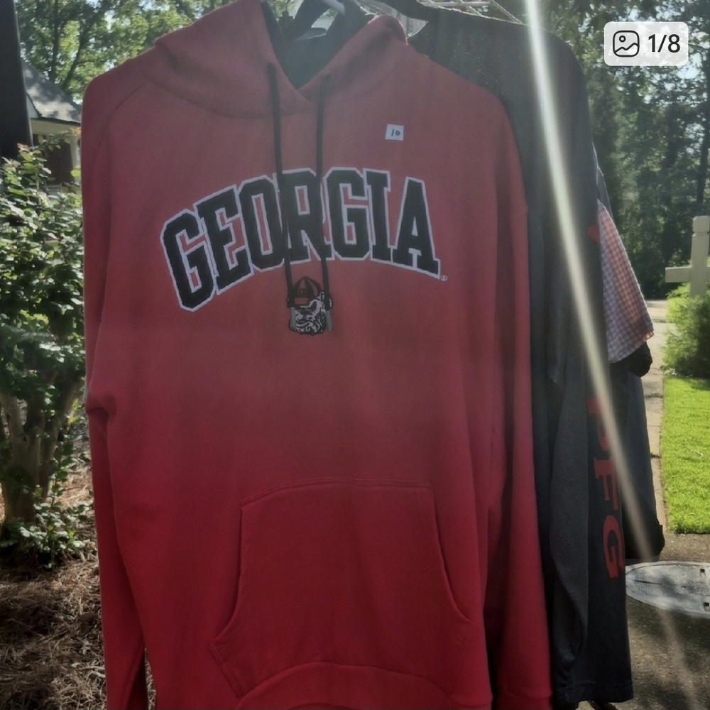 Champion Georgia Red Hoodie